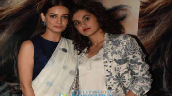 Photos: Taapsee Pannu and Dia Mirza snapped promoting their film Thappad