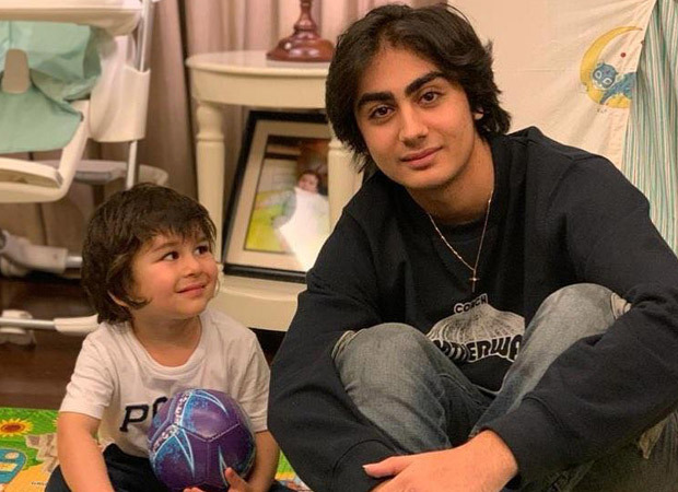 Taimur Ali Khan looks in awe of Arhaan Khan in this adorable picture!