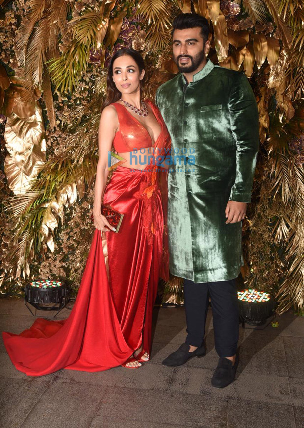 Varun Dhawan – Natasha Dalal and Arjun Kapoor – Malaika Arora make it a couple’s affair at Armaan Jain – Anissa Malhotra’s wedding reception