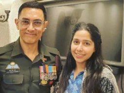 Laal Singh Chaddha: Aamir Khan poses in military uniform in this on the sets image