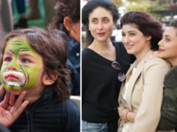 PICS: Taimur paints his face; mom Kareena Kapoor poses with Twinkle Khanna and Rani Mukerji at the birthday bash for Karan Johar’s twins