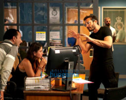 On The Sets Of The Movie Angrezi Medium