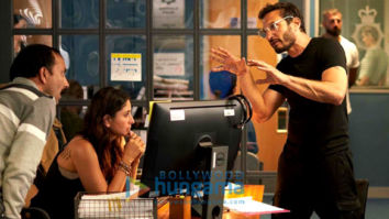 On The Sets Of The Movie Angrezi Medium