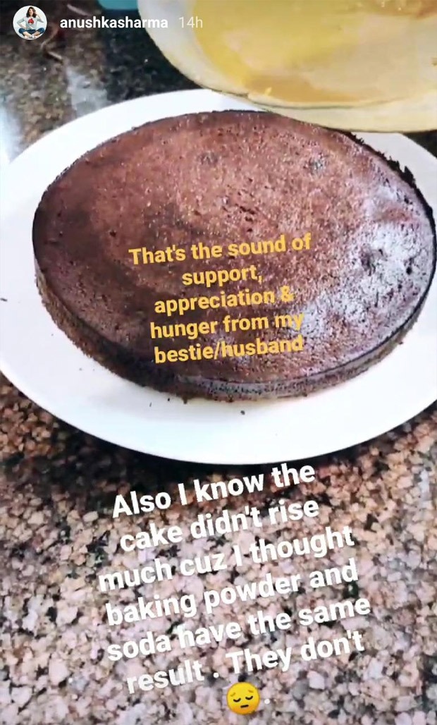 Anushka Sharma bakes birthday cake for dad amid self-quarantine period Anushka Sharma bakes birthday cake for dad amid self-quarantine period