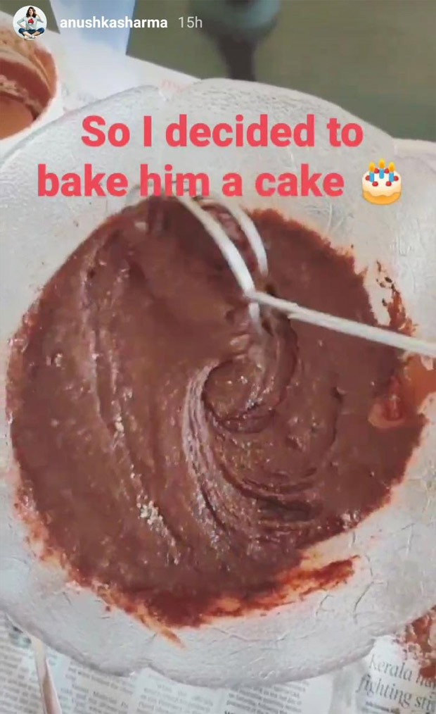 Anushka Sharma bakes birthday cake for dad amid self-quarantine period Anushka Sharma bakes birthday cake for dad amid self-quarantine period