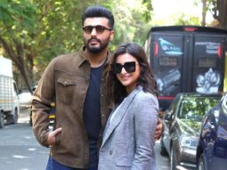 Arjun Kapoor and Parineeti Chopra snapped promoting their film Sandeep Aur Pinky Faraar