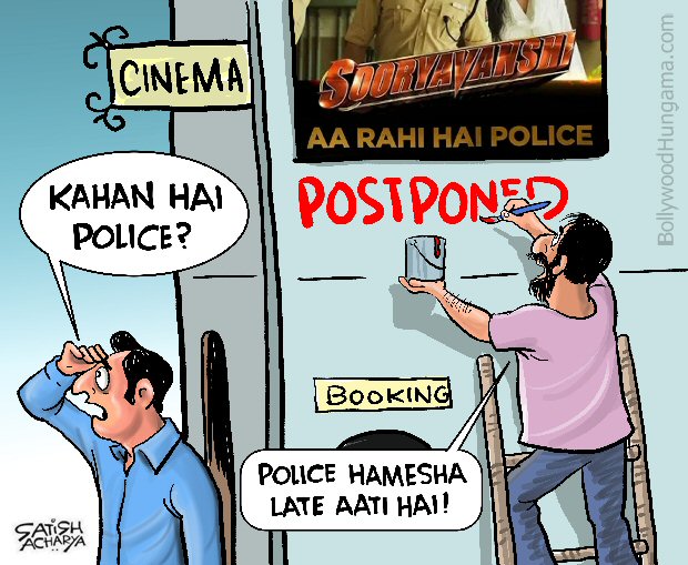 Bollywood Toons: Sooryavanshi release postponed!