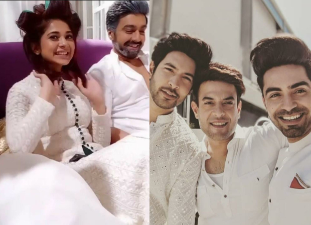 Jennifer Winget, Ashish Chowdhry, Shivin Narang and the team of Beyhadh 2 celebrate Holi on the sets in style!