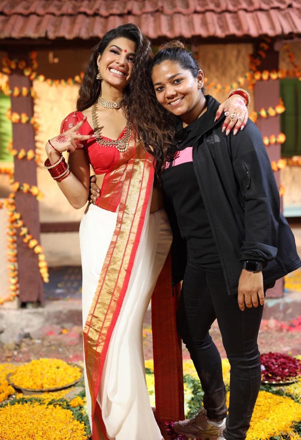 PHOTOS: Jacqueline Fernandez and Badshah come together for a music video titled 'Genda Phool'
