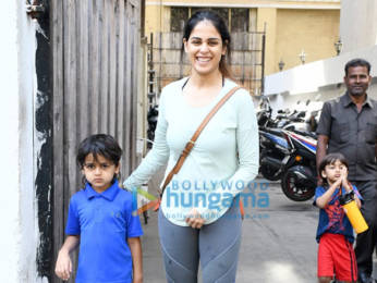Photos: Malaika Arora, Genelia Dsouza and Riteish Deshmukh others snapped at the gym