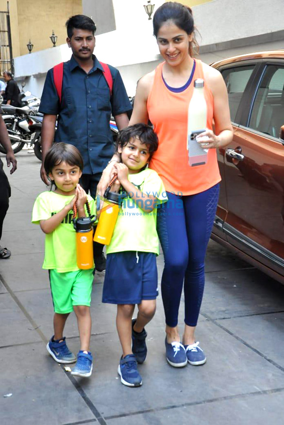 photos riteish deshmukh genelia dsouza mira rajput snapped at the gym 2
