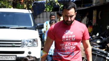 Photos: Saif Ali Khan and Taimur Ali Khan snapped at a dance class