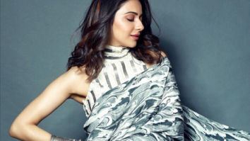 Rakul Preet Singh looks spectacular in her latest intergalactic saree-clad look