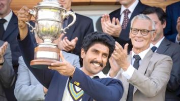 Ranveer Singh gives a glimpse of the iconic ‘83 world cup lifting moment!