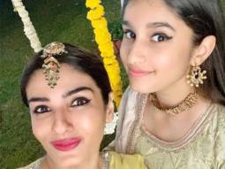 Raveena Tandon takes an auto to her niece’s mehendi ceremony, watch videos