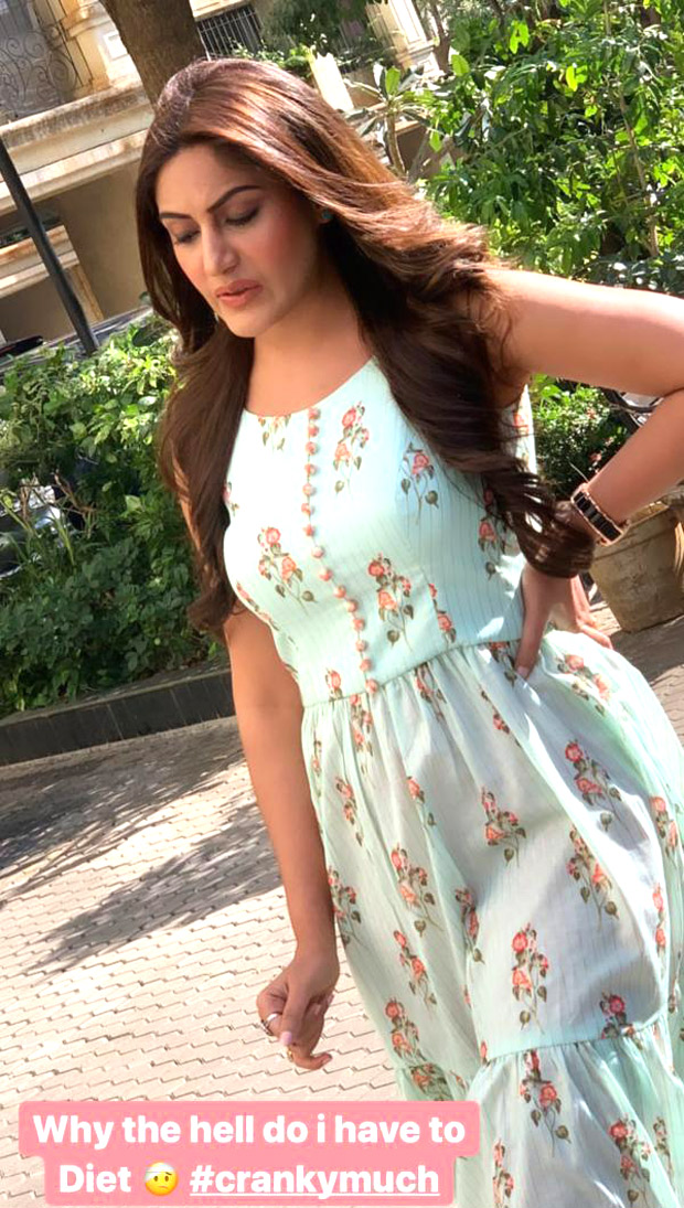 Surbhi Chandna’s expression while she’s on a diet is every foodie ever!