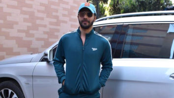 Varun Dhawan Spotted at Dubbing Studio Andheri