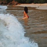 Sobhita Dhulipala shares a throwback picture of herself rocking a red coloured two piece bikini