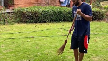 Arjun Kapoor trolls Aditya Roy Kapur after the latter shares a picture of him holding a broom