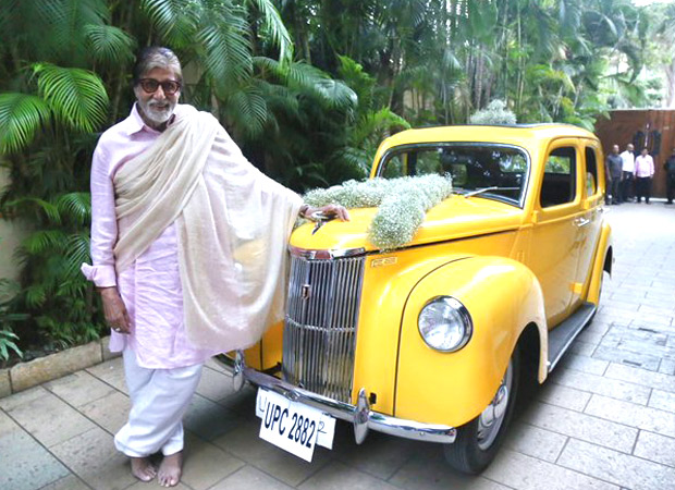 Amitabh Bachchan adds a vintage car to his garage, shares photo