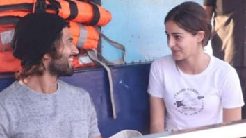 Watch: Ananya Panday and Vijay Deverakonda take a boat ride to reach the shooting spot