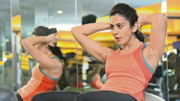 Rakul Preet Singh turning her drawing room furniture into fitness equipment is pure goal!