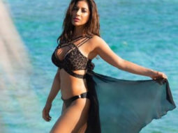 Sophie Choudry sizzles in a two piece all black BIKINI