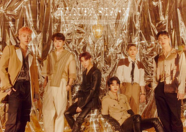 Ahead of Fantasia X launch, Monsta X members shine bright in their sparkly gold concept photos