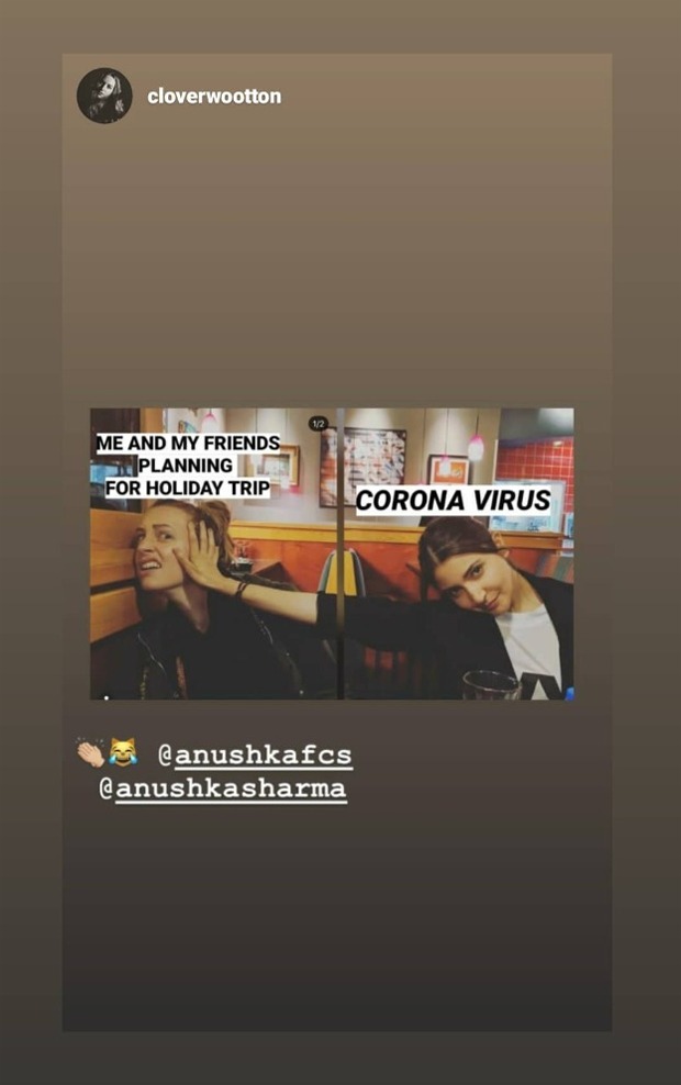 Anushka Sharma shares a hilariously apt meme for the 21 days' lockdown