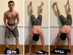 Spiderman actor Tom Holland attempts to wear a shirt while doing a handstand, nominates Jake Gyllenhaal and Ryan Reynolds