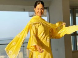 Hina Khan shines bright in a yellow traditional outfit as she wishes her fans Ramadan Kareem