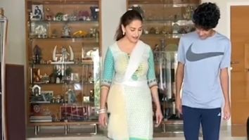 Madhuri Dixit teaches Kathak to her son Arin Nene, watch video