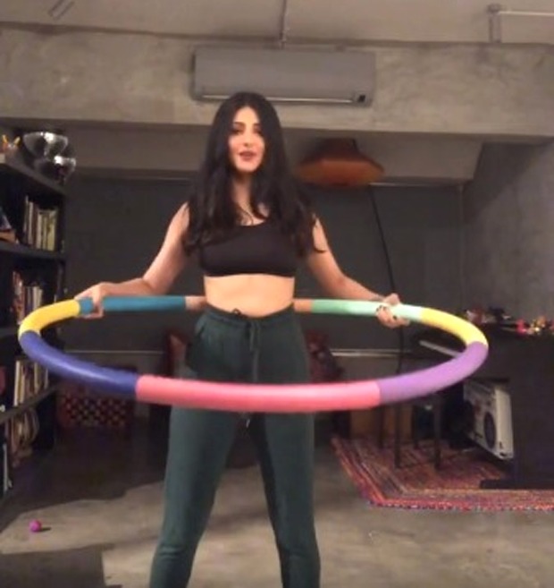 Shruti Haasan is here to teach you how to hula hoop, watch video 