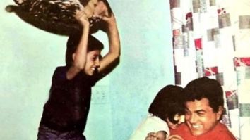 THROWBACK: When a young Sunny Deol engaged in a pillow fight with his sister and dad Dharmendra