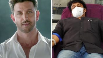 Hrithik Roshan urges coronavirus survivors to donate blood; Chiranjeevi donates blood and urges all to do the same 