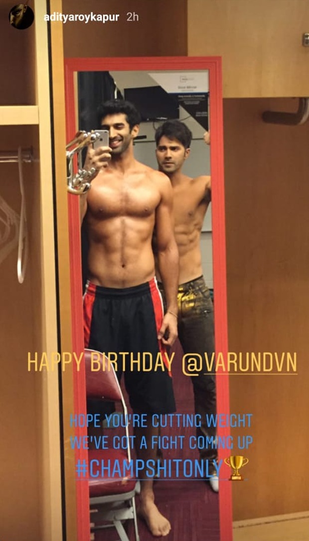 Aditya Kapur wishes VD