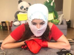 When Sunny Leone turned a diaper into an emergency face mask!