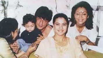 Shah Rukh Khan, Gauri Khan and son Aryan Khan attend Kajol’s Mehandi ceremony in this priceless throwback