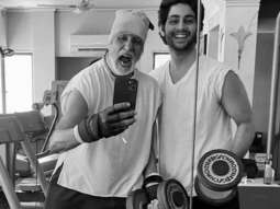 Amitabh Bachchan and Agastya Nanda are twinning and winning with their gym selfie