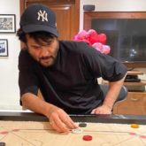 Anil Kapoor and Sunita Kapoor engage in quarantine games with a fun round of carrom