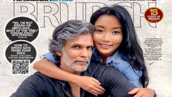 Milind Soman and Ankita Konwar on the cover of Brunch, May 2020