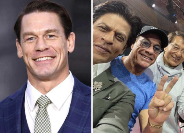 John Cena shares a picture of Shah Rukh Khan with Jean-Claude Van Damme and Jackie Chan