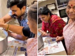 Ram Charan learns how to make butter at home with the help of his grandmother’s recipe