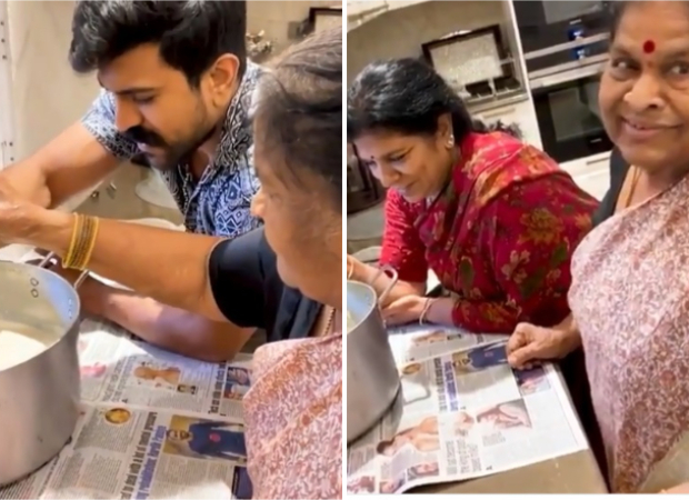 Ram Charan learns how to make butter at home with the help of his grandmother’s recipe