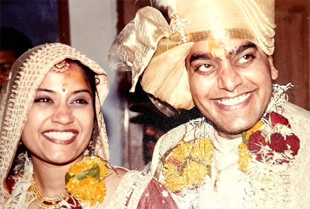 Renuka Shahane and Ashutosh Rana celebrate 19 years of marriage with their wedding photo