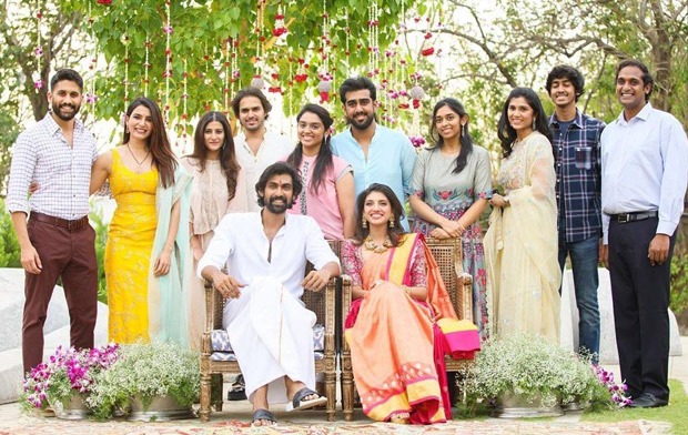 Samantha Akkineni, Naga Chaitanya join the celebrations at Rana Daggubati and Miheeka Bajaj's roka ceremony Samantha Akkineni, Naga Chaitanya join the celebrations at Rana Daggubati and Miheeka Bajaj's roka ceremony