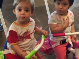 Watch: Karan Johar’s kids Yash and Roohi want to give him a wash