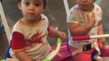 Watch: Karan Johar’s kids Yash and Roohi want to give him a wash