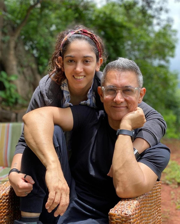 Aamir Khan shows off his quarantine greys in Ira Khan's Father’s Day post