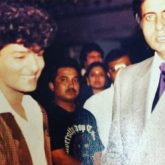An old picture of Wajid Khan enjoying his fan-boy moment with Amitabh Bachchan goes viral